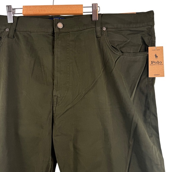 Polo Ralph Lauren Other - Polo Ralph Lauren Varick Slim Straight Mens 44Bx30 Green Stretch Chino Pants NEW